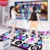 Double dance mat máy tính TV giao diện sử dụng kép trò chơi trẻ em tập thể dục nhà dòng chăn đặc biệt trò chơi điện cơ - Dance pad thảm nhảy audition kết nối usb	 Dance pad