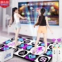 Double dance mat máy tính TV giao diện sử dụng kép trò chơi trẻ em tập thể dục nhà dòng chăn đặc biệt trò chơi điện cơ - Dance pad thảm nhảy audition kết nối usb	