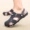 Mùa hè mới lỗ giày đi biển Giày dép cha-con dép thời trang Hàn Quốc cá tính hoang dã mang dép và dép Baotou dép sandal nam hàng hiệu