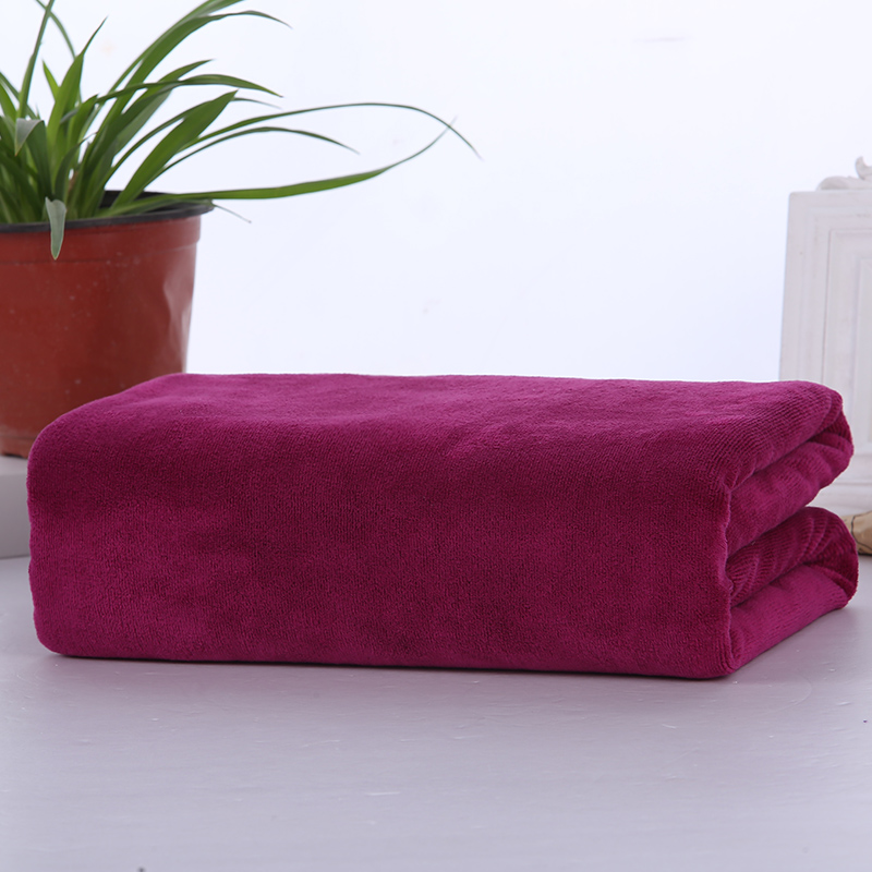Wine RedBeauty Salon enlarge Bath towel Foot therapy shop hotel Bed towel special-purpose Sofa towel than pure cotton water uptake Quick drying No hair loss