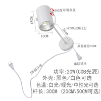 Штекер, 20W, 30см, фиксаторы в комплекте
