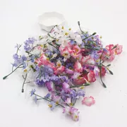 Hoa giả nhân tạo cổ tích hoa giả mô phỏng hoa nhỏ hoa cẩm tú cầu cô dâu mũ cưới vật liệu vòng hoa - Phụ kiện tóc