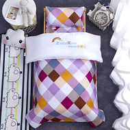 Cotton trẻ em sáu mảnh 100% cotton thêu đơn giản màu rắn mẫu giáo ba mảnh nap quilt sản phẩm giường