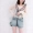 2018 mùa hè lão hóa phim hoạt hình thỏ starling kem chống nắng áo nhỏ lỏng sâu V điều hòa không khí áo sơ mi hoang dã mỏng đan cardigan áo len nữ đẹp 2021