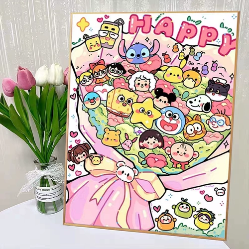 Детские наклейки, мультяшный набор материалов, картхолдер, игрушка, «сделай сам», новая коллекция