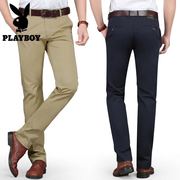 Playboy quần âu nam siêu mỏng mùa hè phương thức cotton miễn phí hot ice mượt kinh doanh đàn hồi quần quần nam