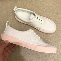 [Sheii Su Yin Yin] thông tin phản hồi ~ Song Jia với màu sắc phù hợp với vải phẳng thể thao giản dị giày trắng giày của phụ nữ giày thể thao nữ đẹp