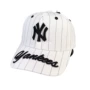 MLB quầy trong nước 18 mùa xuân và mùa hè mới NY Yankee sọc trắng đôi hoang dã uốn cong mũ bóng chày 08010 - Bóng chày 	gậy bóng chày tự vệ giá rẻ
