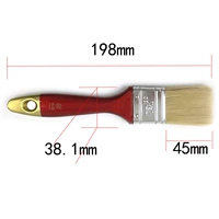 Красная пластиковая ручка длиной 1,5 дюйма