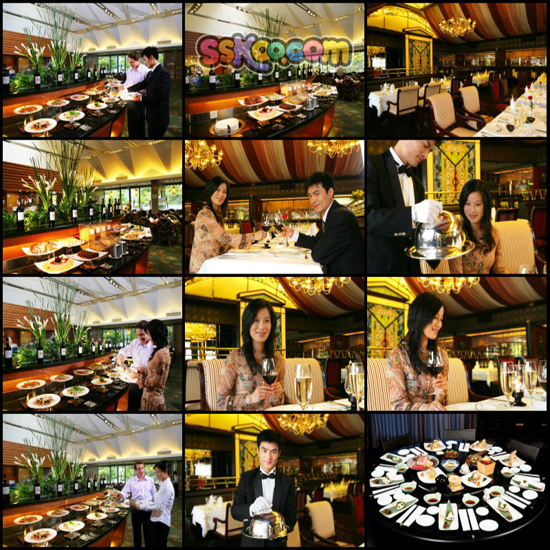 餐桌用餐聚餐晚宴美食社交场景男女人物背景高清摄影图片素材