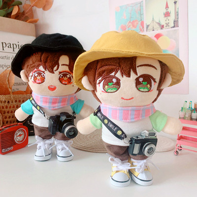 taobao agent Fresh short sleeve T-shirt, doll for dressing up, changeable clothing, 20cm