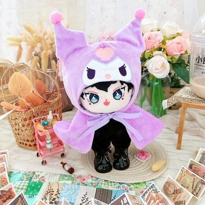 taobao agent Cotton doll, purple clothing, 20cm