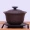 Yi Ore Mine Purple Sand Bowl Bộ trà Kung Fu Bộ trà Ba bát Ba ly Jing Tea Cup Bộ ấm trà lớn