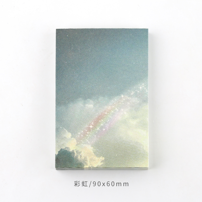 RainbowLovers of faith Note Paper stray stars originality Internet celebrity ins Leaving a message. Chronicle memorandum Landscape painting sticky note