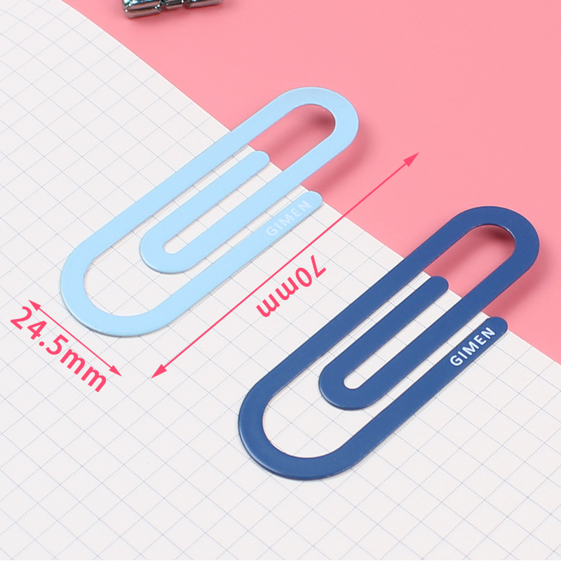 Medium Dark Blue Light Bluemulti-function originality paper clip colour Binding needle box-packed Large paper clip Stationery Pin to work in an office Paper clip