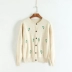 Chống mùa giải phóng mặt bằng thời trang tươi và thú vị ice cream in ấn dài tay cardigan knit jacket AJ28 Cardigan