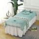 Простыни+лежащая подушка+конфетная подушка+кровать-флаг зеленый