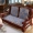 Mùa đông dày sofa gỗ đệm với tựa lưng sang trọng chống trượt băng ghế dự bị Xiêm gỗ hồng mộc kết hợp đệm bọt biển