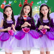 Giáng sinh Cô gái Trang phục Trẻ em Cosplay Elf Trang phục Phù thủy Phù thủy Trang điểm Trình diễn