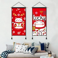 Cát Lucky Nhật vải treo những bức tranh vải nền ins chặn hộp mét trang trí tường vải tấm thảm che diy Bắc Âu - Tapestry thảm treo tường vintage