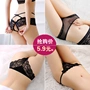 Sexy nóng siêu mỏng phụ nữ đầy đủ trong suốt thong nữ eo thấp dễ thương cám dỗ cotton crepe lưới đồ lót ren quan lot nu danh cho tuoi 12