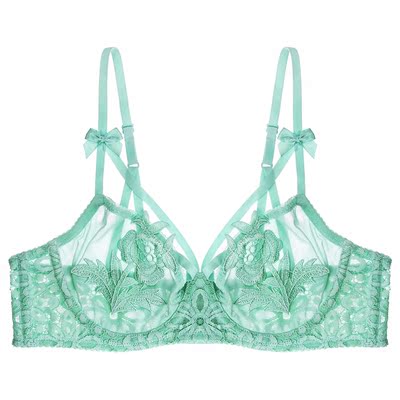 少女美屋春夏性感绑带内衣文胸单件 有钢圈超薄无海绵刺绣奶罩bra-淘宝网
