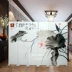Vẽ tay Trung Quốc vẽ hoa sen màn hình gấp phòng khách phòng ngủ hiên di chuyển phân vùng văn phòng phòng họp phân vùng hoạt động - Màn hình / Cửa sổ Màn hình / Cửa sổ