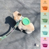 Серо -кремовый прилив прилив Sherry Fa Dou Dou United Pets Leaf Leaf Clofting Out Portable Mowl