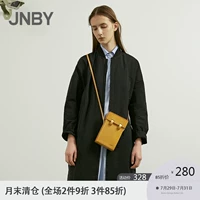 JNBY Giang Nam vải mùa thu mới giản dị cổ áo bóng chày thẳng áo khoác dài áo khoác nữ 5H7200400 - Accentuated eo áo áo khoác dạ nữ form ngắn