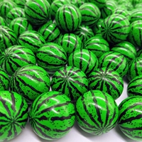№ 32 Зеленый арбузный пластиковый шар 100/упаковка