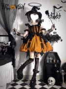 Halloween bí ngô phù thủy nhỏ lolita váy lolita phù thủy người lớn jsk váy công chúa ngọt ngào váy