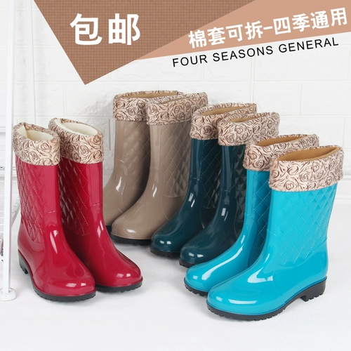 Модная флисовая обувь, нескользящие удерживающие тепло сапоги, зимние износостойкие туфли, средней длины