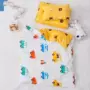 Trẻ em mẫu giáo giường túi lưu trữ chăn quilt phong cách đại học bằng vải giường con phim hoạt hình khủng long - Bộ đồ giường trẻ em ga trải giường cho bé gái	