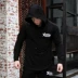 Áo len mùa thu và mùa đông dày Mồ hôi tập thể dục nam dài tay ấm áp Áo thun thể hình thon gọn áo hoodie nam cao cấp Thể thao lông cừu / jumper