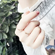 Nhẫn rất đẹp Nữ trang sức Nhật Bản và Hàn Quốc hipster cá tính đuôi đơn giản kết hợp sinh viên đặt nhẫn ngón tay nhỏ