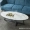 Bàn cà phê đá cẩm thạch Bắc Âu hiện đại tối giản thép không gỉ tròn bên thiết kế nội thất phòng khách đồ nội thất - Bàn trà bàn ghế sofa phòng khách nhỏ