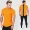 Cơ bắp anh em mùa thu mới thể thao ngắn tay slinky chạy tập thể dục áo thun căng quần phù hợp với đào tạo áo thun gym