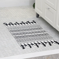 Ковер с нордическим стилем -уклонный ковров можно вымыть хлопковыми хлопчатобумальными линиями, поглощение воды, нерешительный