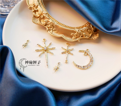 taobao agent Earrings, metal necklace and bracelet, Lolita style