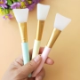 3 Gói Mặt nạ Silicone Bàn chải mềm Bàn chải Mặt nạ Bàn chải Mềm Đầu DIY Spa Mask Tool - Các công cụ làm đẹp khác mút tán kem nền