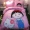 Crayon Chibi Maruko bông denim chăn phim hoạt hình ba tờ cho trẻ em giường ngủ Pink Panther - Bộ đồ giường bốn mảnh chăn ga gối cao cấp nhập khẩu