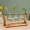 Bình thủy canh sáng tạo khung gỗ cây xanh thủy tinh phòng khách hoa nhỏ container văn phòng máy tính để bàn trang trí trang trí - Vase / Bồn hoa & Kệ chậu trồng cây cảnh