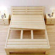 Thông 1 m giường gỗ rắn giường 1.8 giường gỗ 1,5 m 2 m giường đôi 1,35 giường gỗ rắn