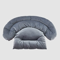 Глубокая серая подушка