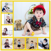 Quần áo nhiếp ảnh trẻ em mới 2019 Ảnh studio quần áo ảnh trăm ngày 1 tuổi nam và nữ chụp ảnh kho báu Quần áo trẻ em Hàn Quốc - Khác