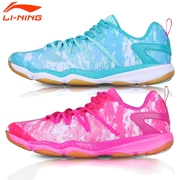 Giày cầu lông nữ Li Ning Giày thể thao tăng tốc đa chiều AYTM066 Giày thể thao chuyên nghiệp - Giày cầu lông