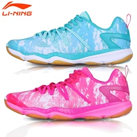 Giày cầu lông nữ Li Ning Giày thể thao tăng tốc đa chiều AYTM066 Giày thể thao chuyên nghiệp - Giày cầu lông giày thể thao đẹp