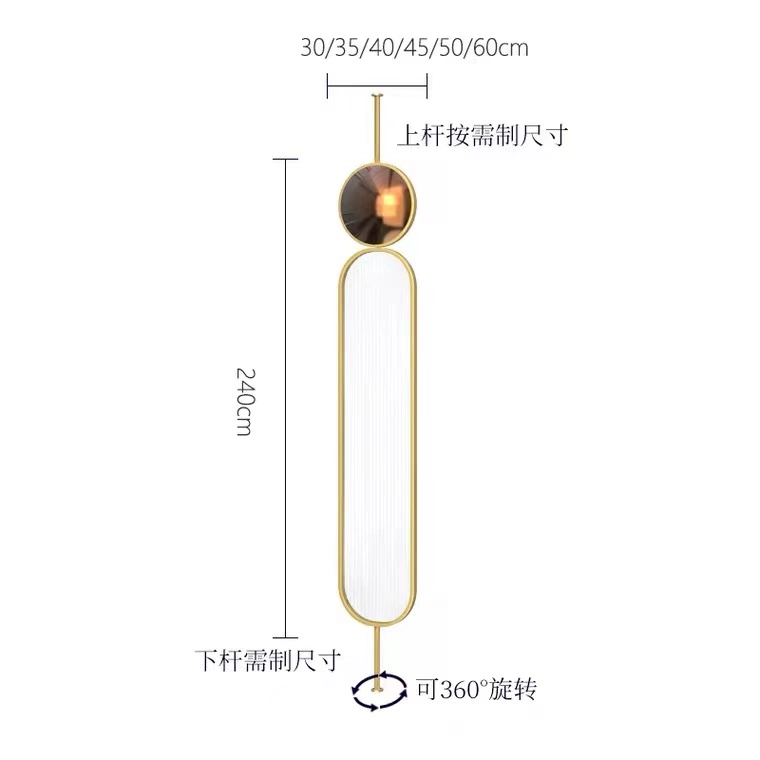 Tùy chỉnh 
            đơn giản hiện đại Changhong kính phòng khách vách ngăn sắt rèn lối vào bằng thép không gỉ hiên che chắn tường có thể xoay vách ngăn bàn thờ treo tường 