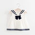 Quần áo trẻ em cô gái váy váy mùa hè trẻ em hải quân váy 01-3 tuổi trẻ em bé mùa hè ăn mặc Váy