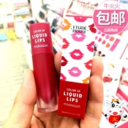 Korea Etude House Iti House 2017 New Fruit Mousse Lip Glaze Lip Gloss Matte Silk fleece Lip Liquid - Son bóng / Liquid Rouge